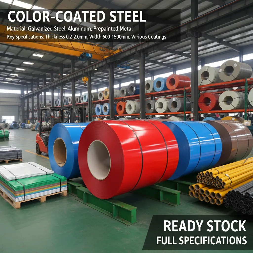 Light weight color coated metal coil wholesale