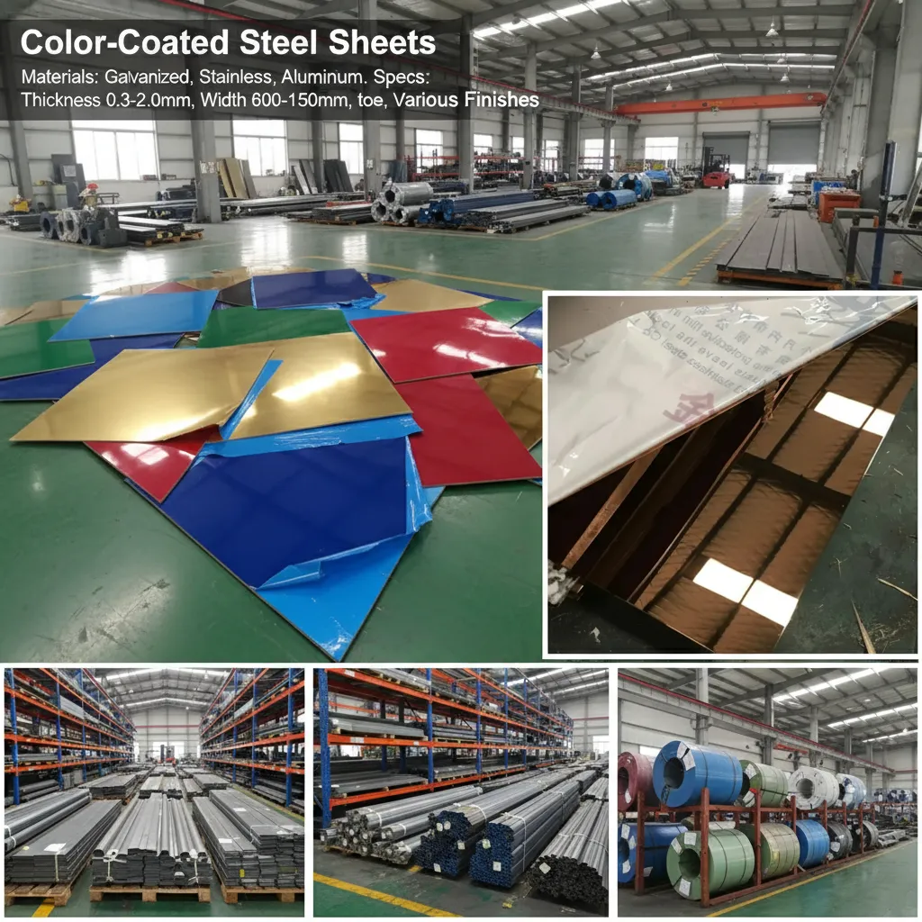 Heavy duty color steel sheet wholesale
