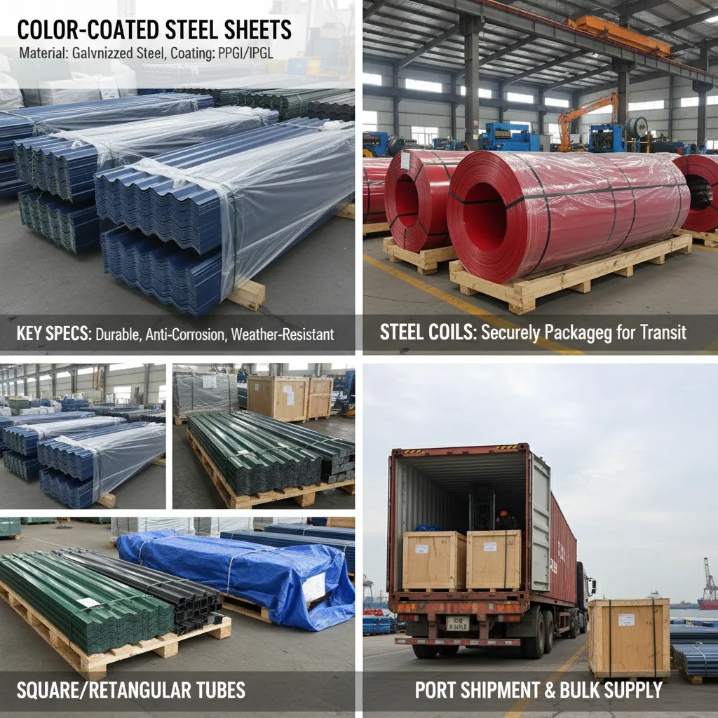 Commercial building color steel sheet manufacturer