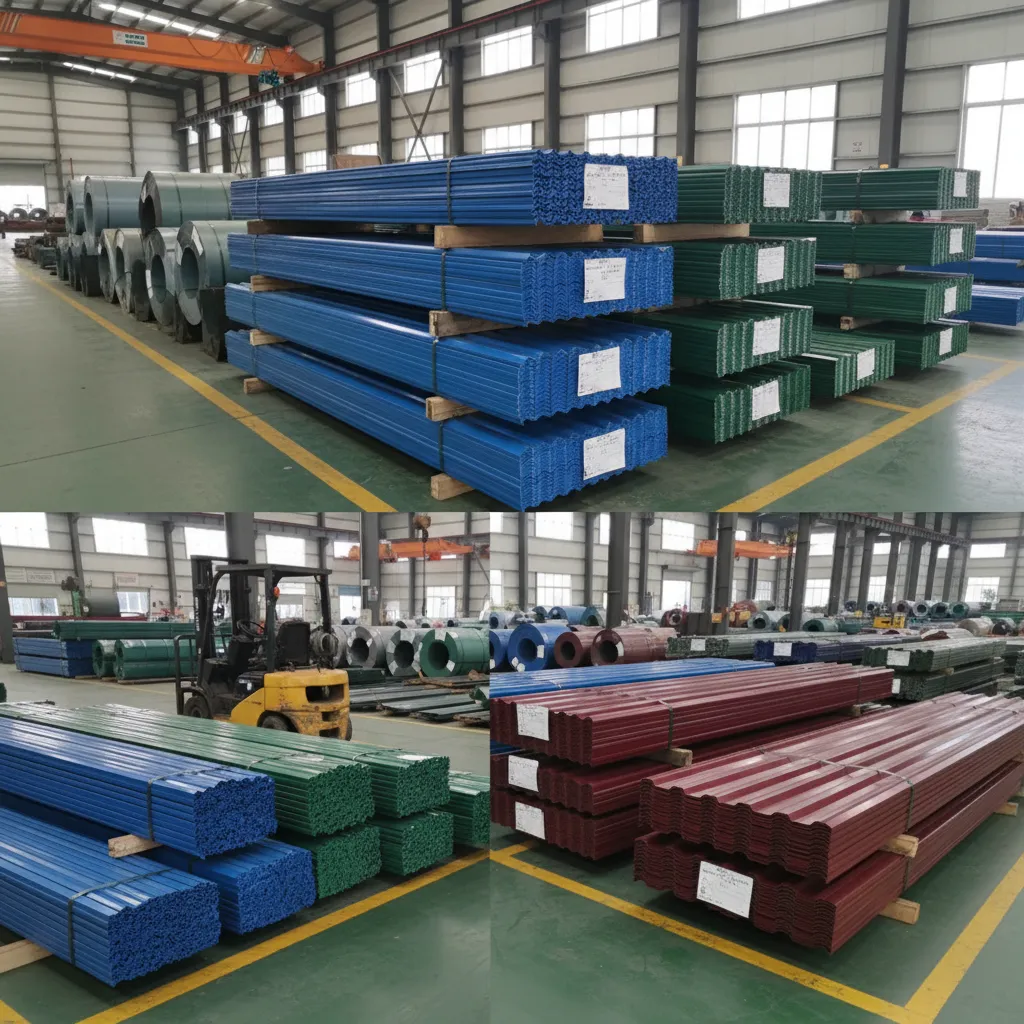 Clean room color coated steel sheet factory