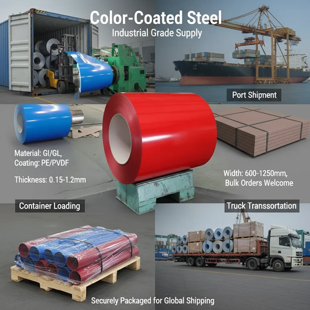 Light weight color coated metal coil manufacturer