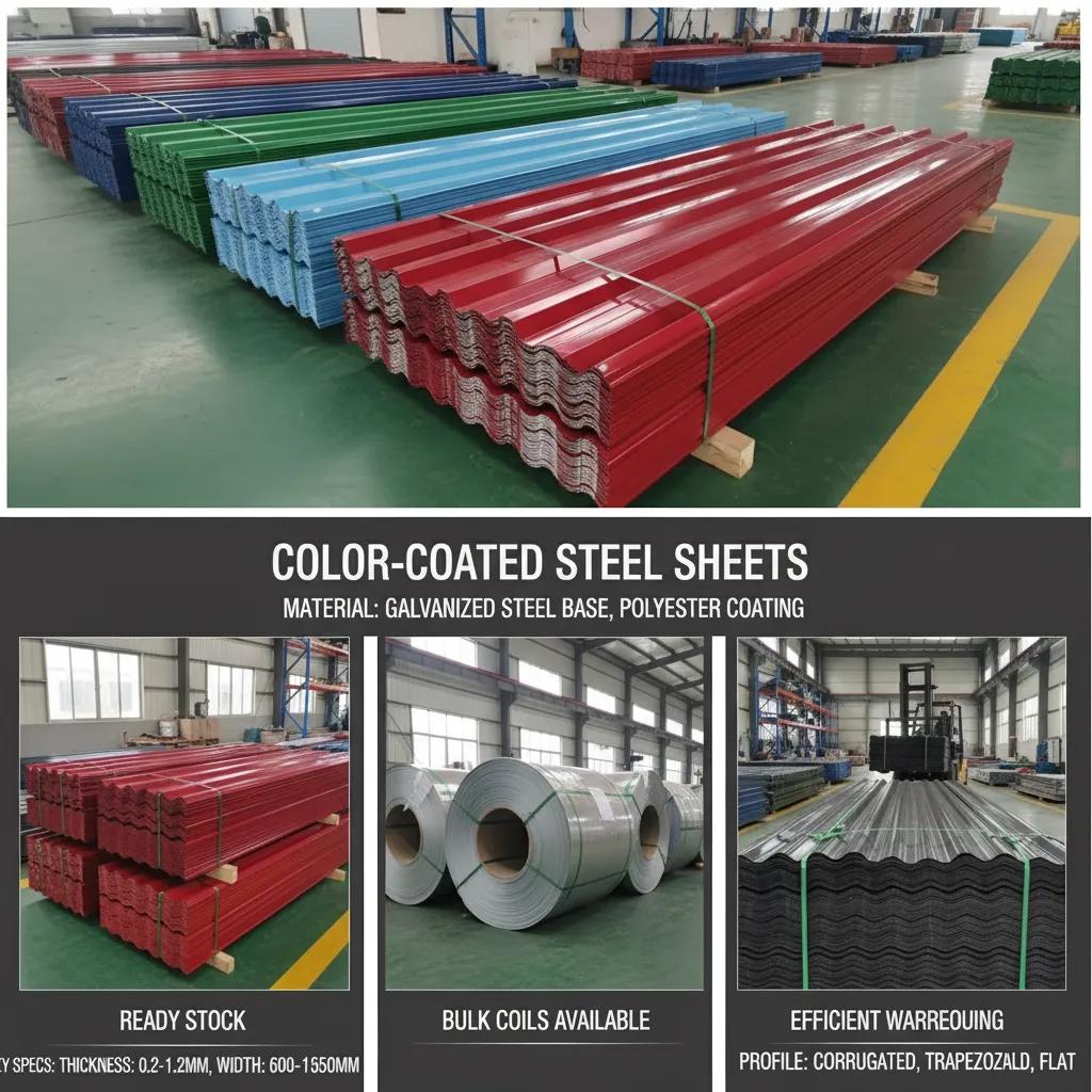 Commercial building color steel sheet wholesale