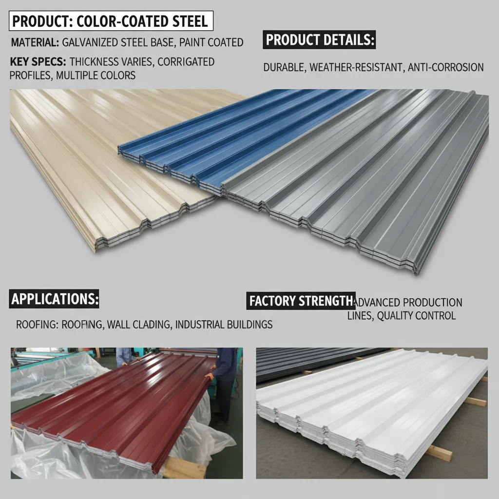 Prime quality PPGI color coated steel sheet supplier