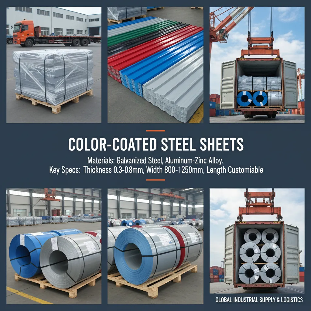 Precut color coated steel sheet manufacturer