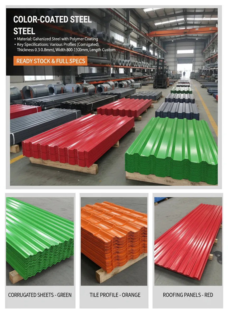Galvanized Color Coated Steel Sheet PPGI Wholesale