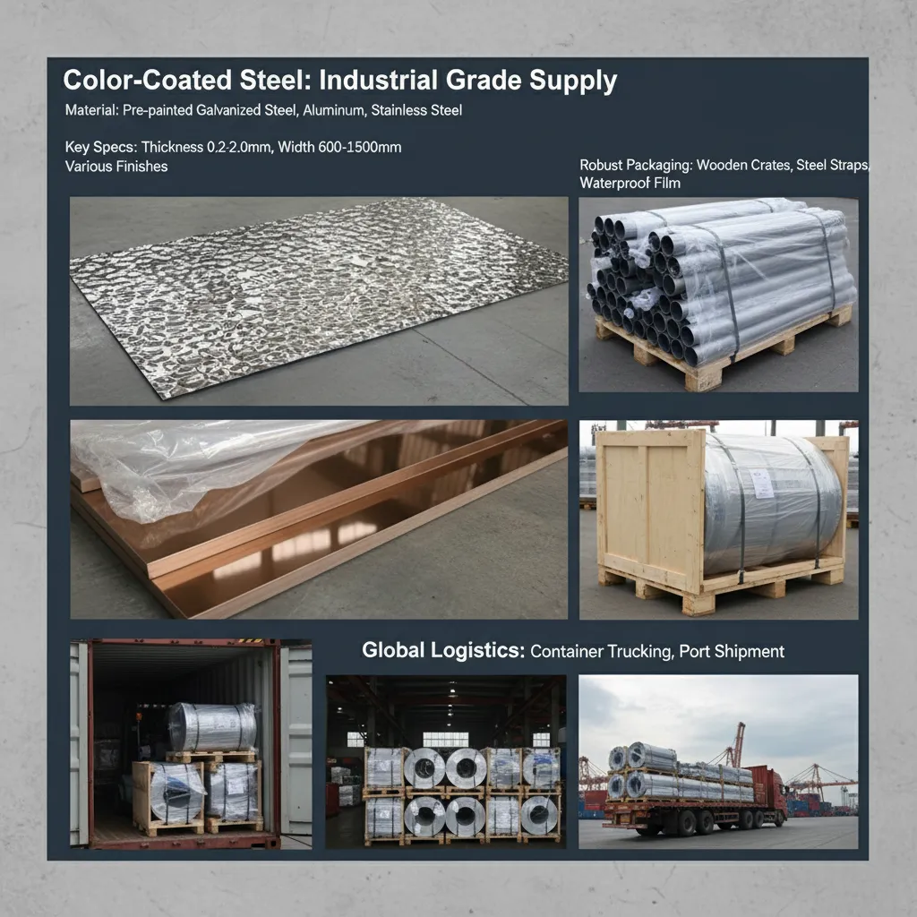 Cladding use color steel sheet manufacturer