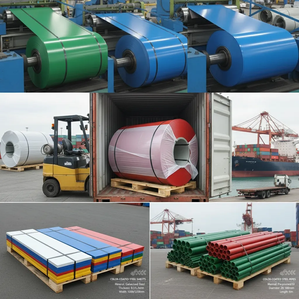 Anti corrosion color coated steel coil manufacturer