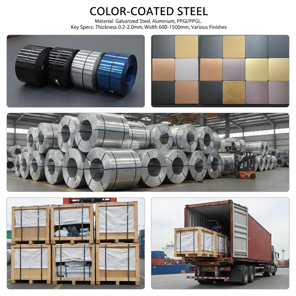 Waterproof color steel sheet supplier