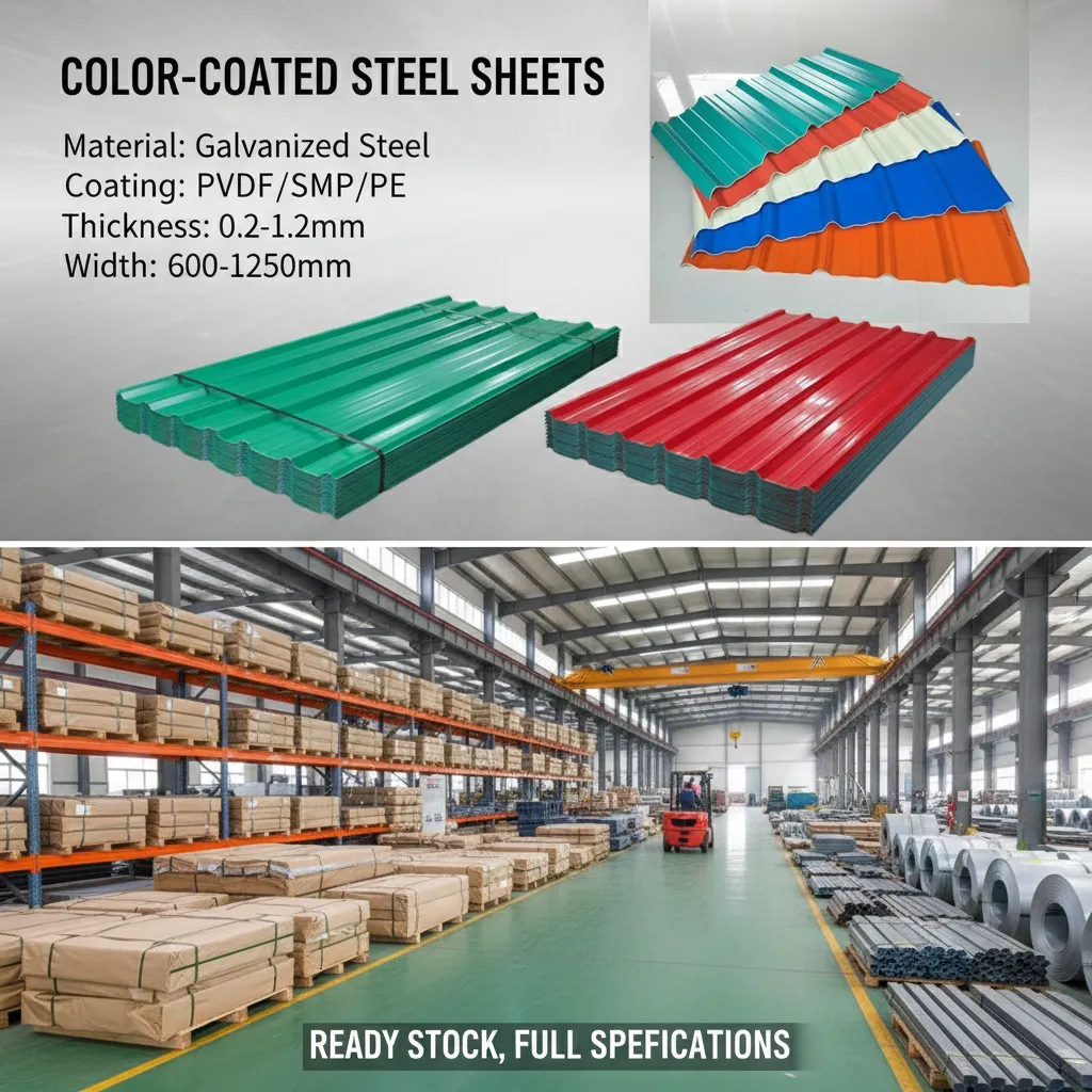 Polyester coated color steel sheet wholesale