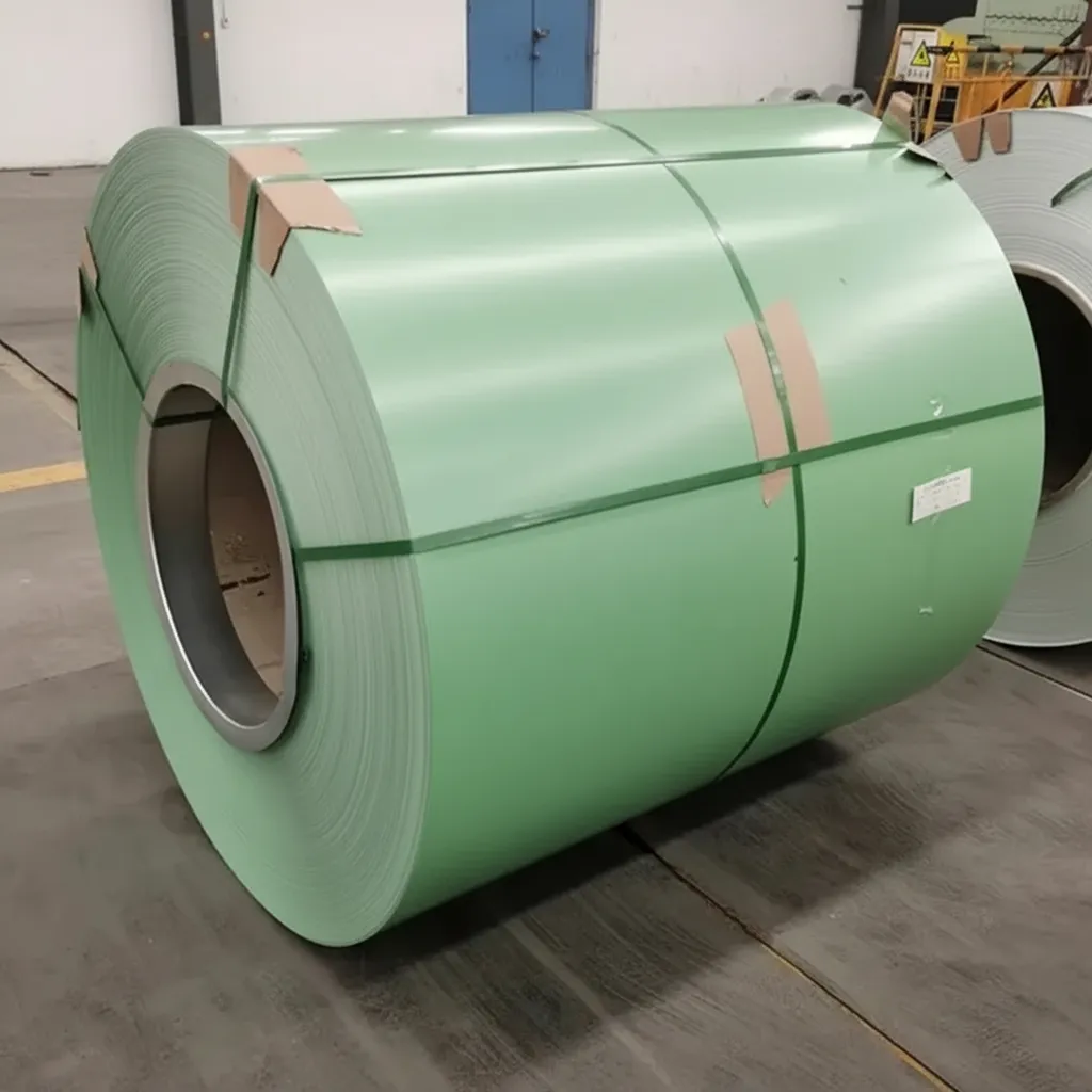 Glossy color coated steel coil