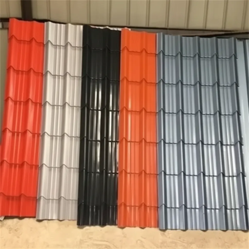 Precut color coated steel sheet