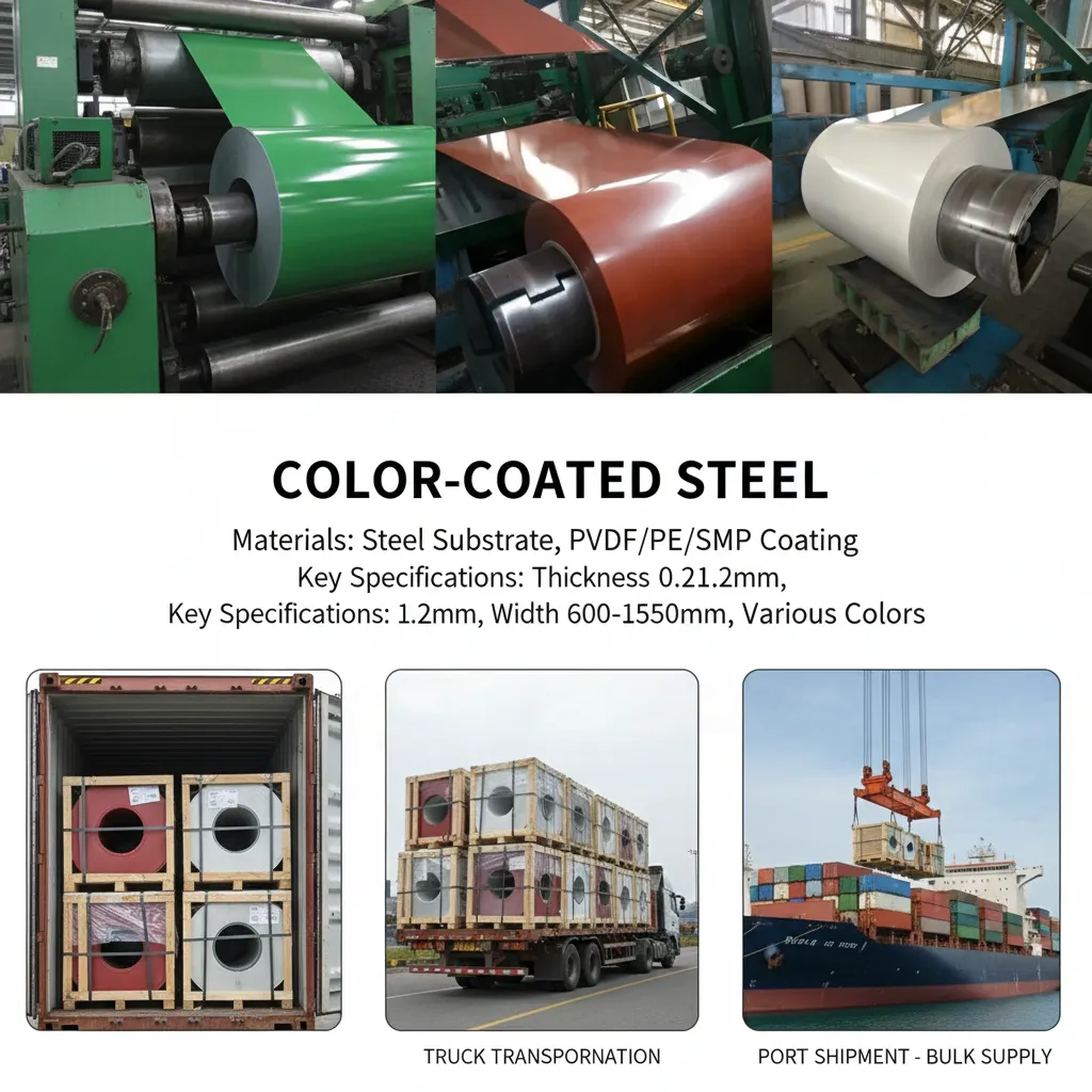 Automotive industry color coated coil manufacturer
