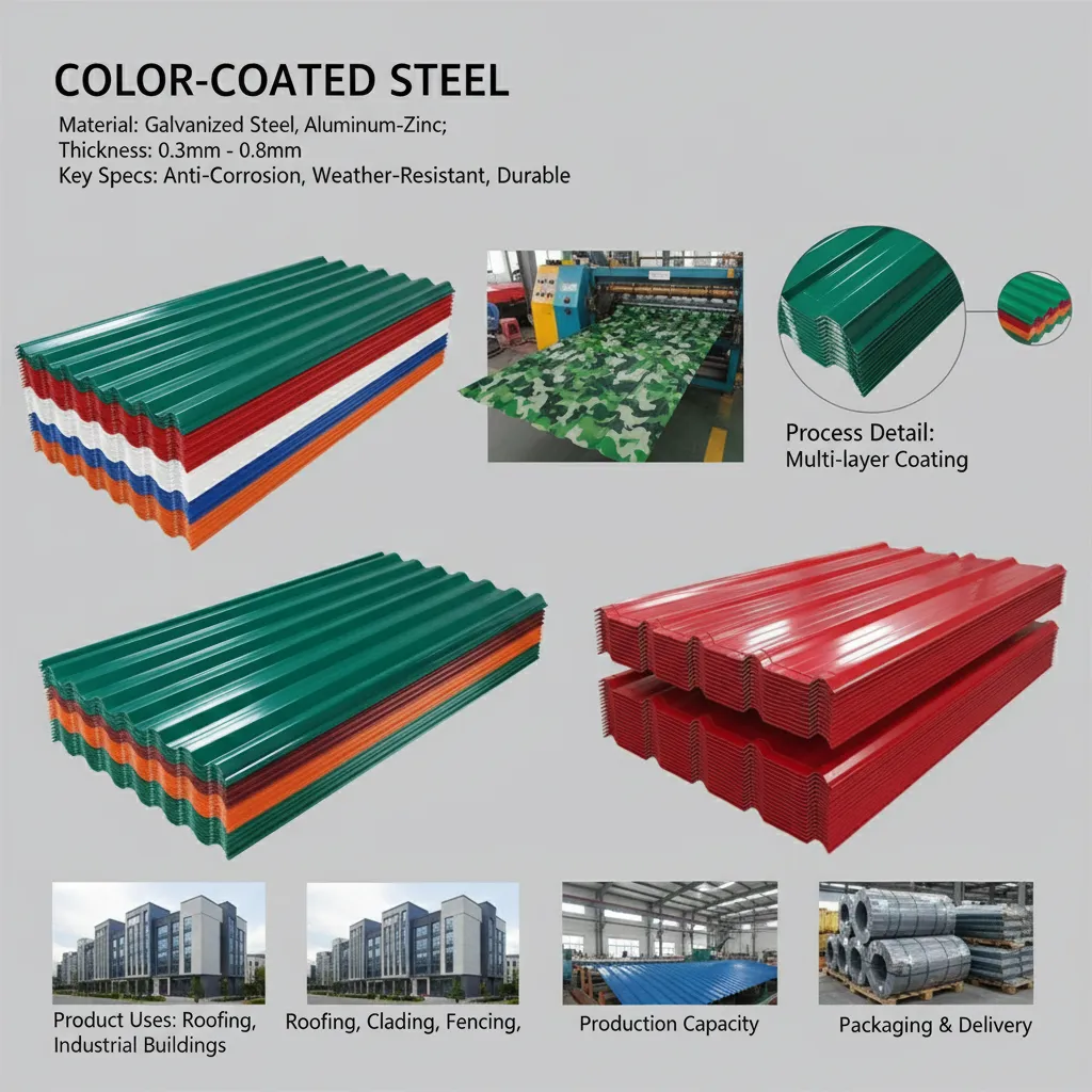 SMP coated color coated steel sheet supplier
