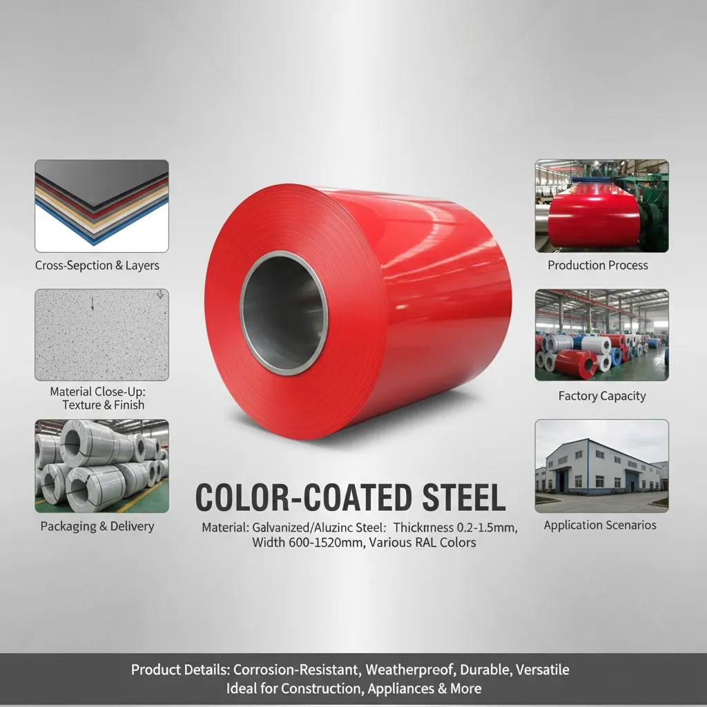 Outdoor building color coated coil supplier