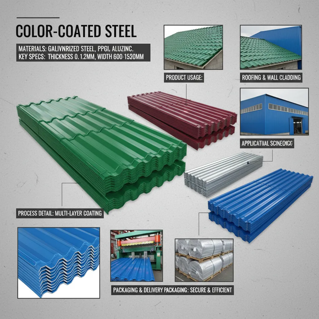 Exterior wall cladding steel sheet manufacturer