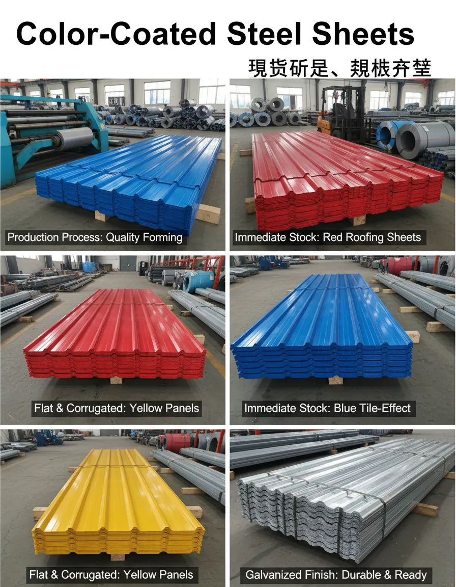 Hot dipped PPGI color coated steel sheet wholesale