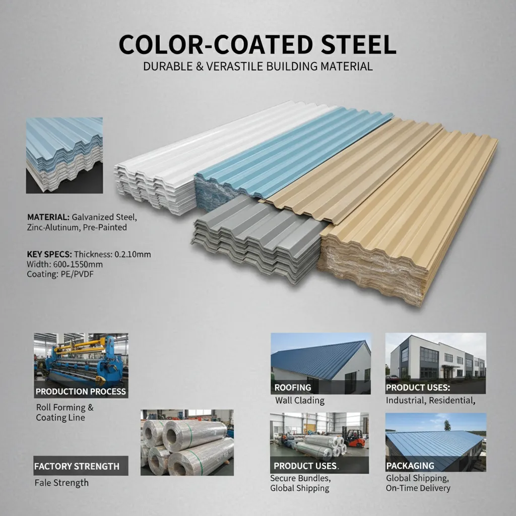 0.4mm 0.5mm PPGI color steel sheet supplier