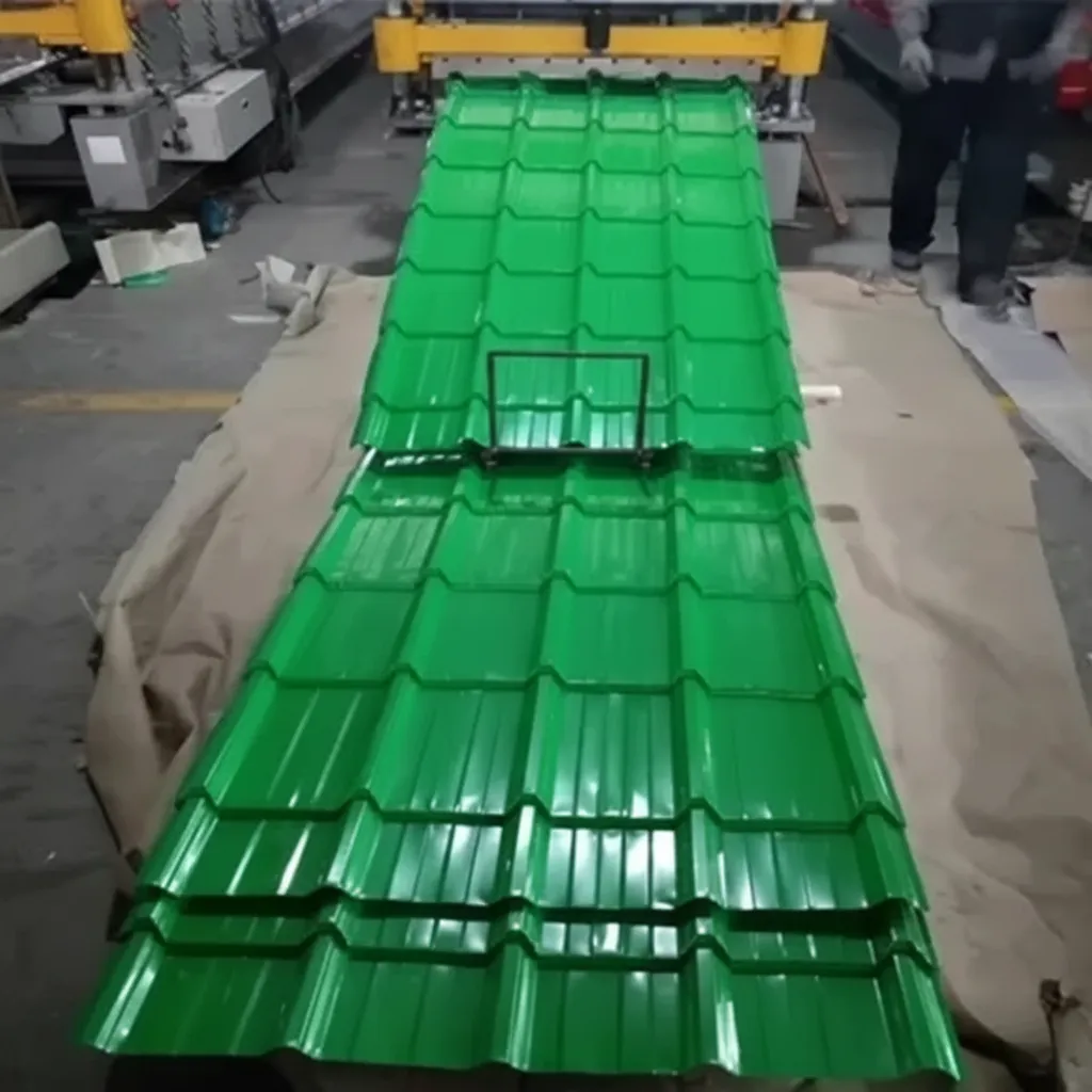 Exterior wall cladding steel sheet