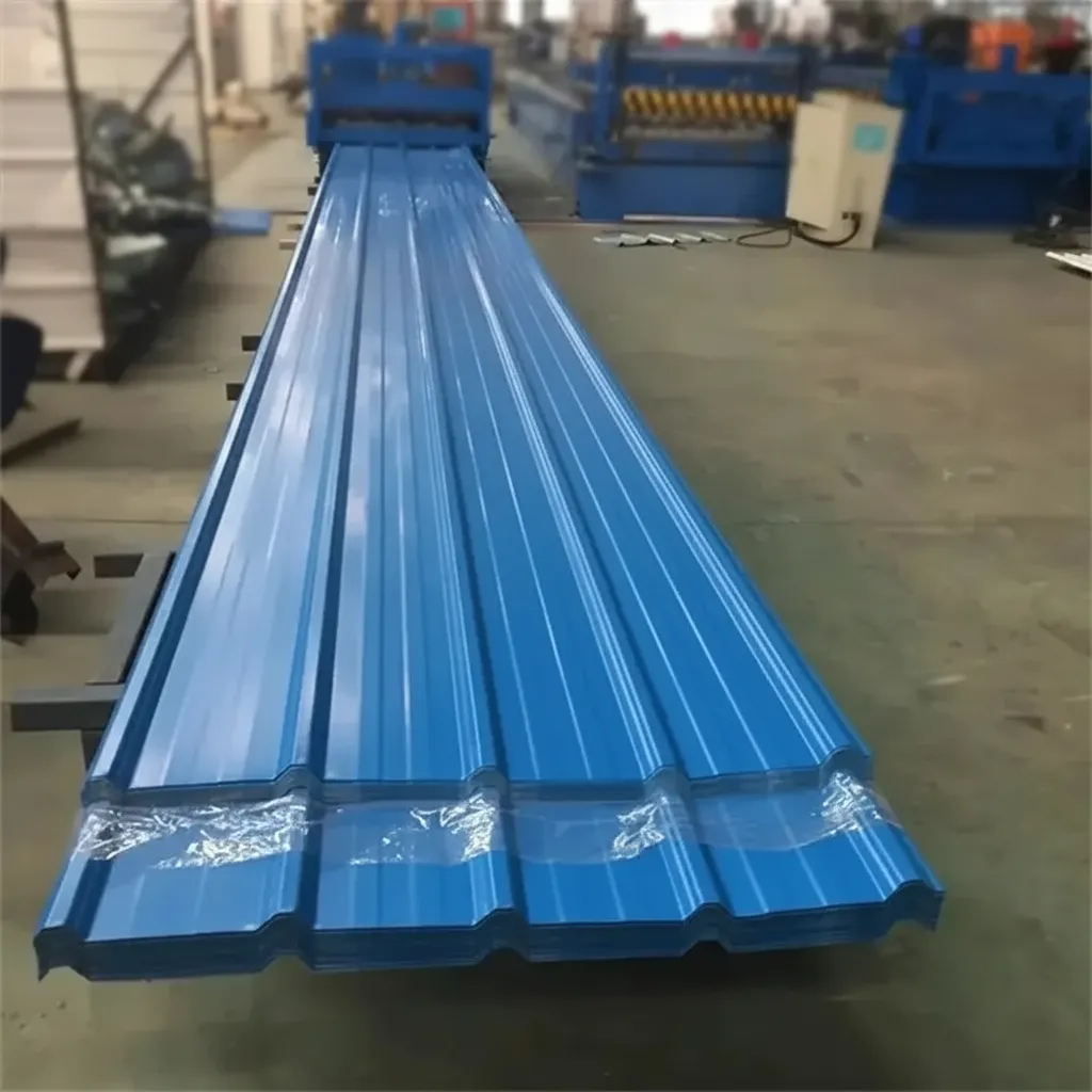 Rectangular color coated steel sheet