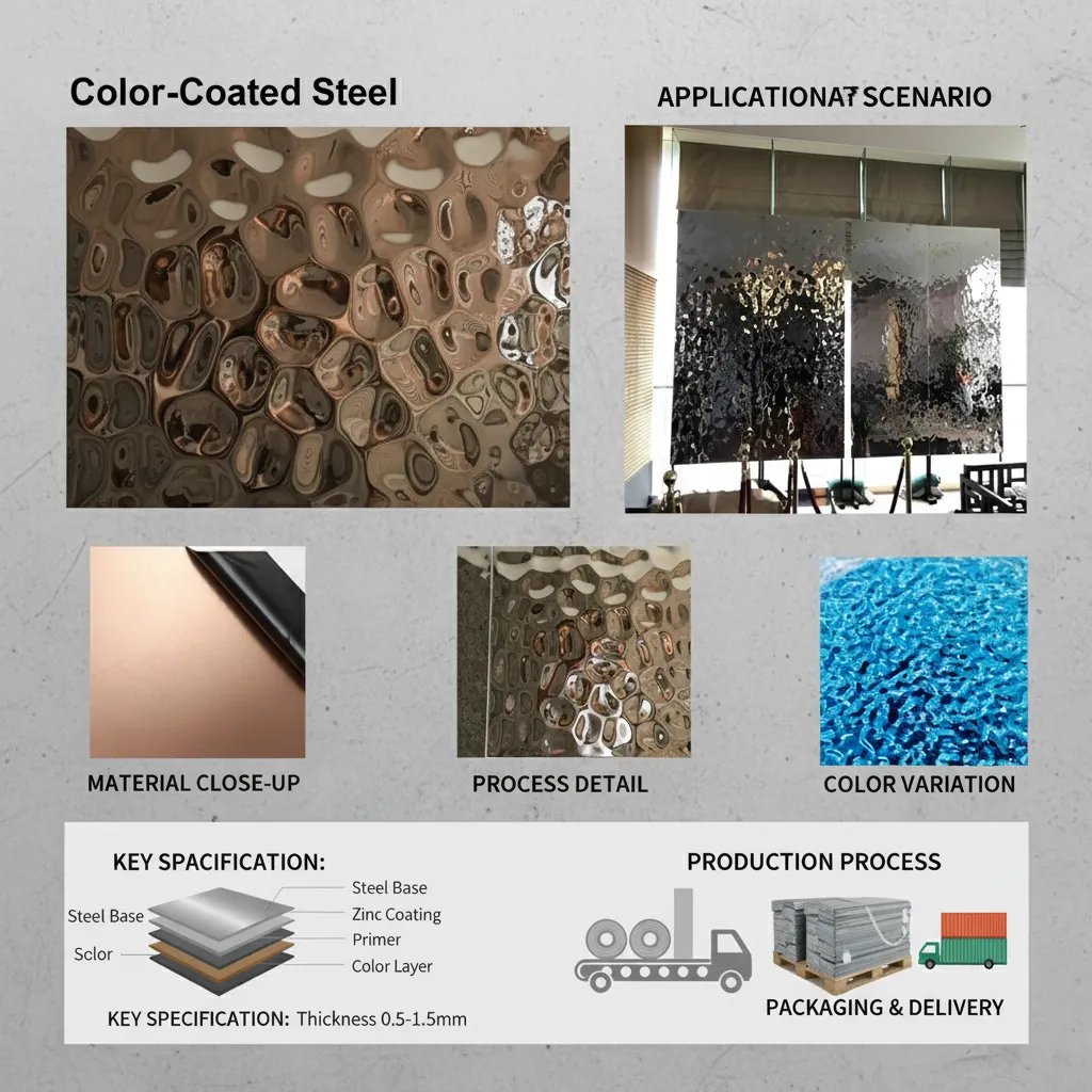 Factory wholesale color steel sheet supplier