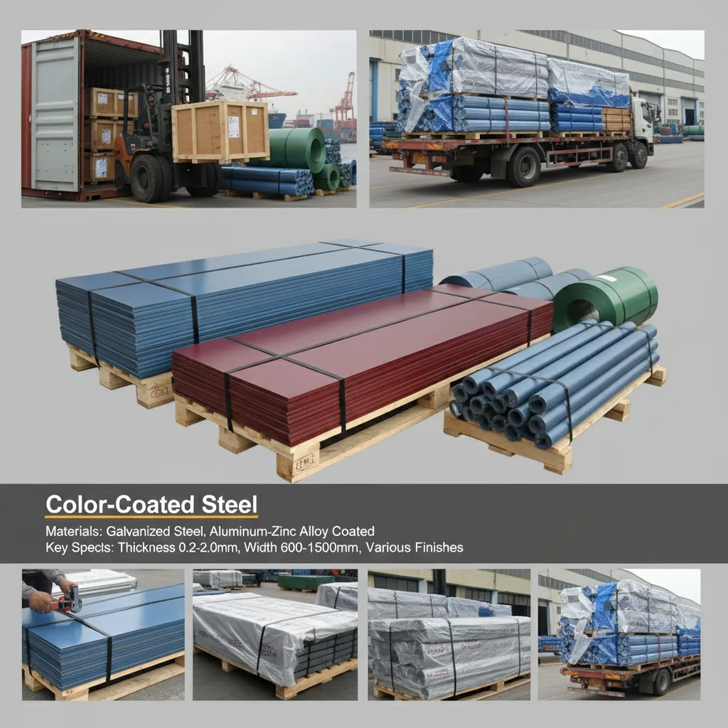 Prefab house color steel sheet supplier