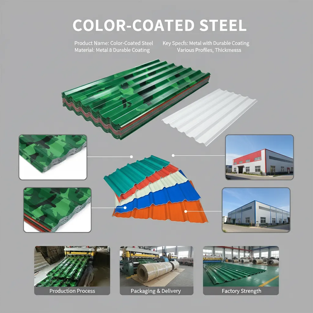 PVDF coated color coated steel sheet supplier