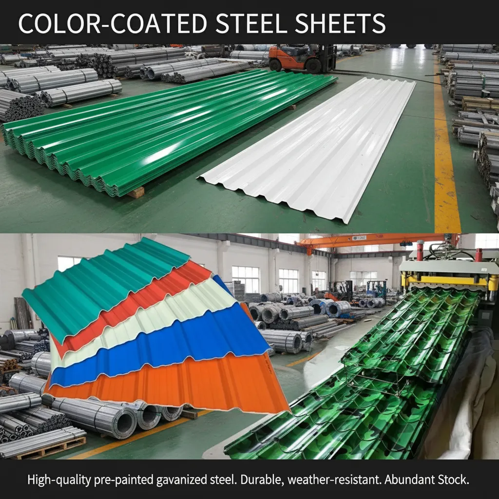 PVDF coated color coated steel sheet factory