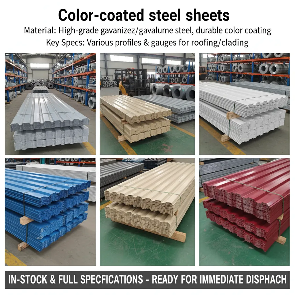 Prime quality PPGI color coated steel sheet wholesale