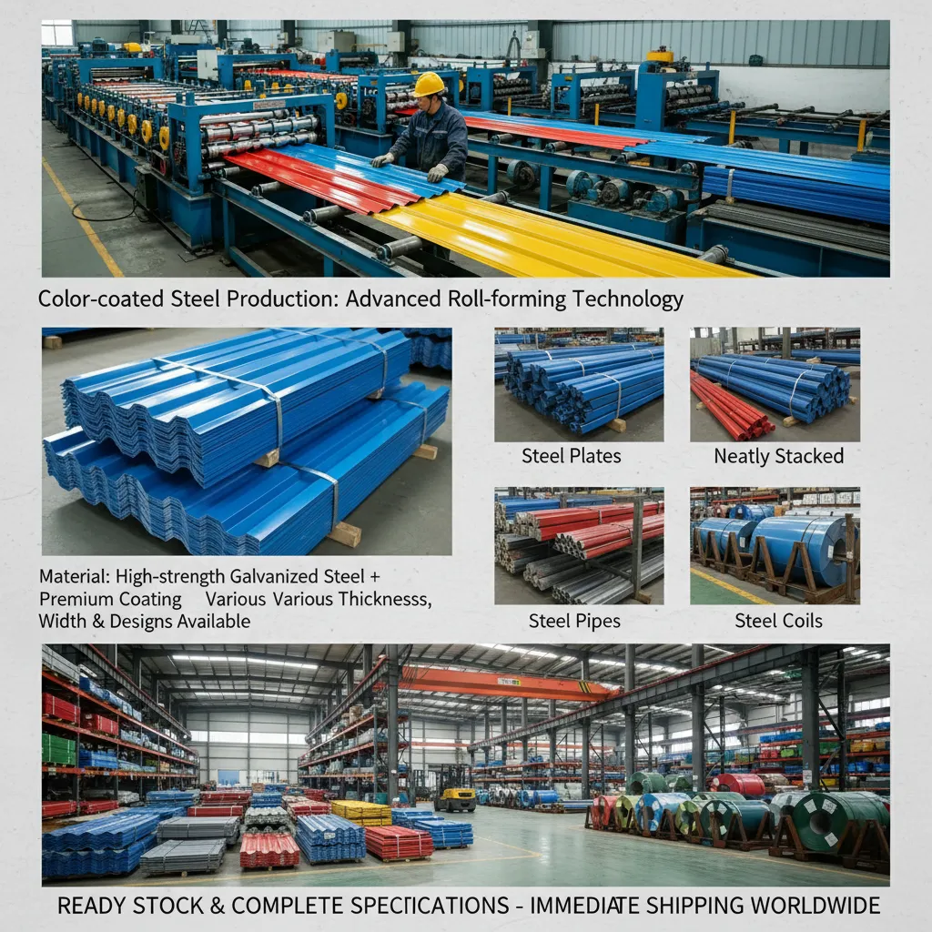Construction exterior color steel sheet wholesale