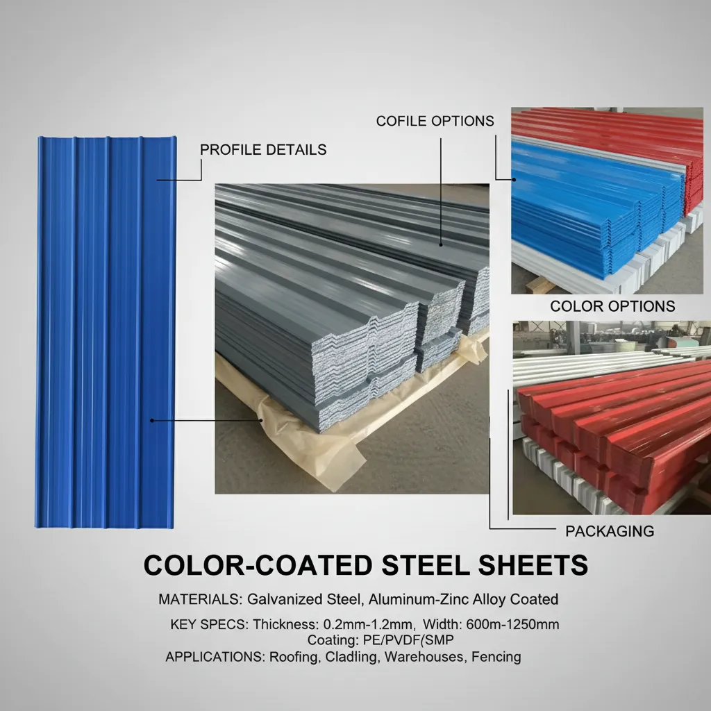 Roll formed color steel sheet manufacturer