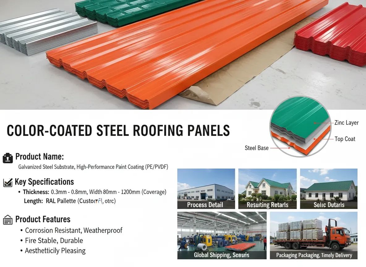 High hardness color steel sheet supplier