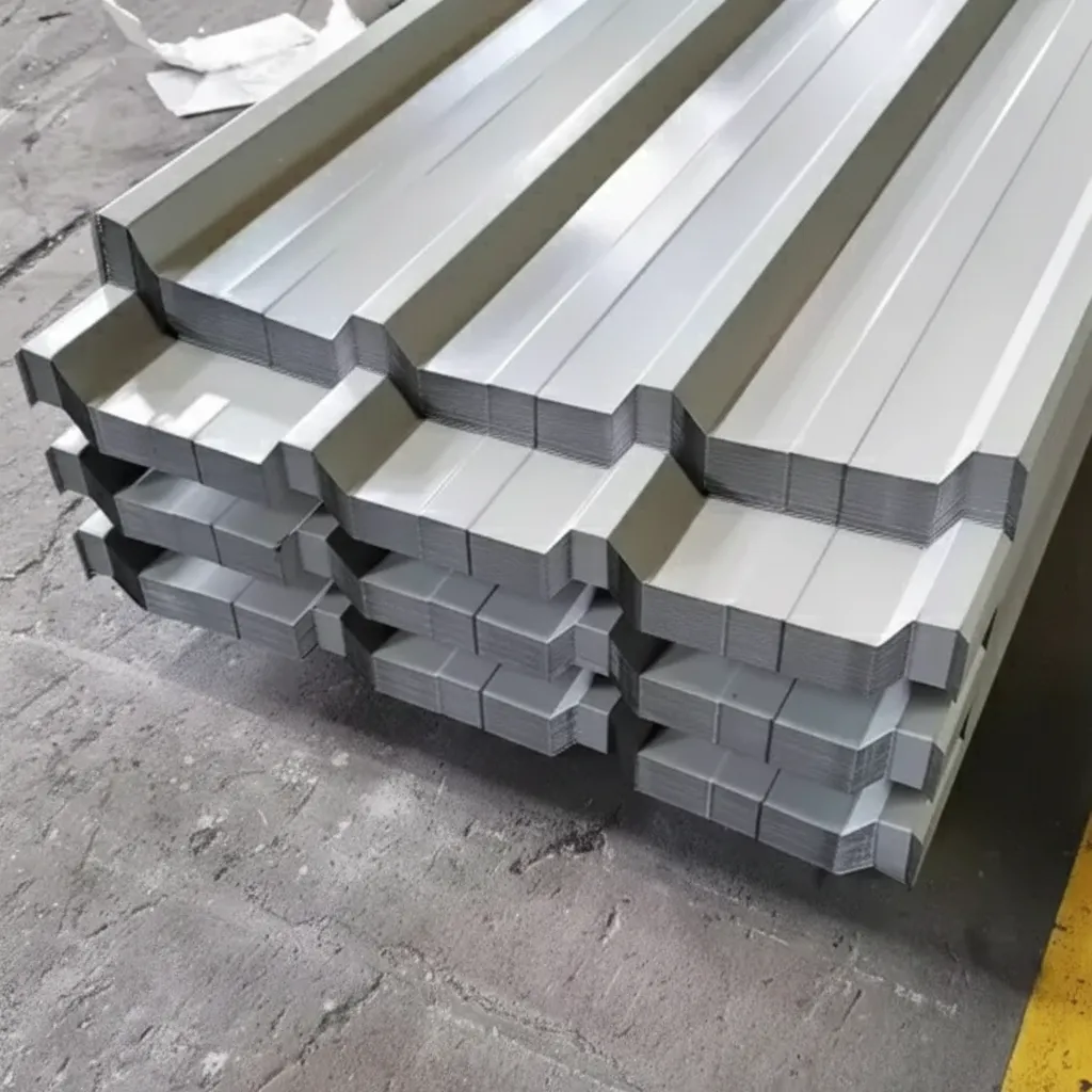 Roll formed color steel sheet