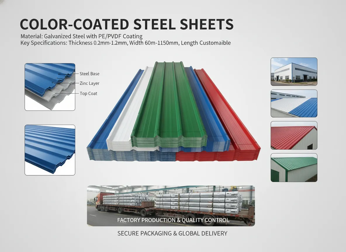 Heat reflective color steel sheet manufacturer