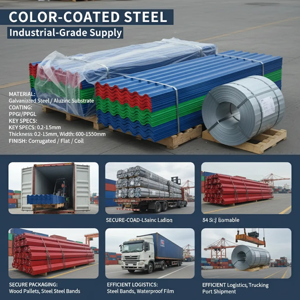 Metal roofing color steel sheet supplier