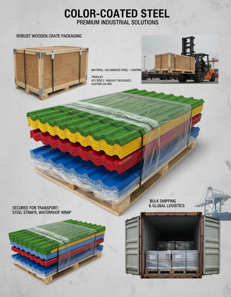 Engineering building color steel sheet supplier