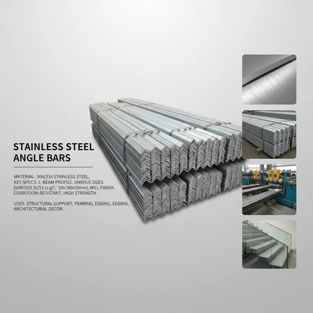 Stainless Steel Angle Bar Profile supplier
