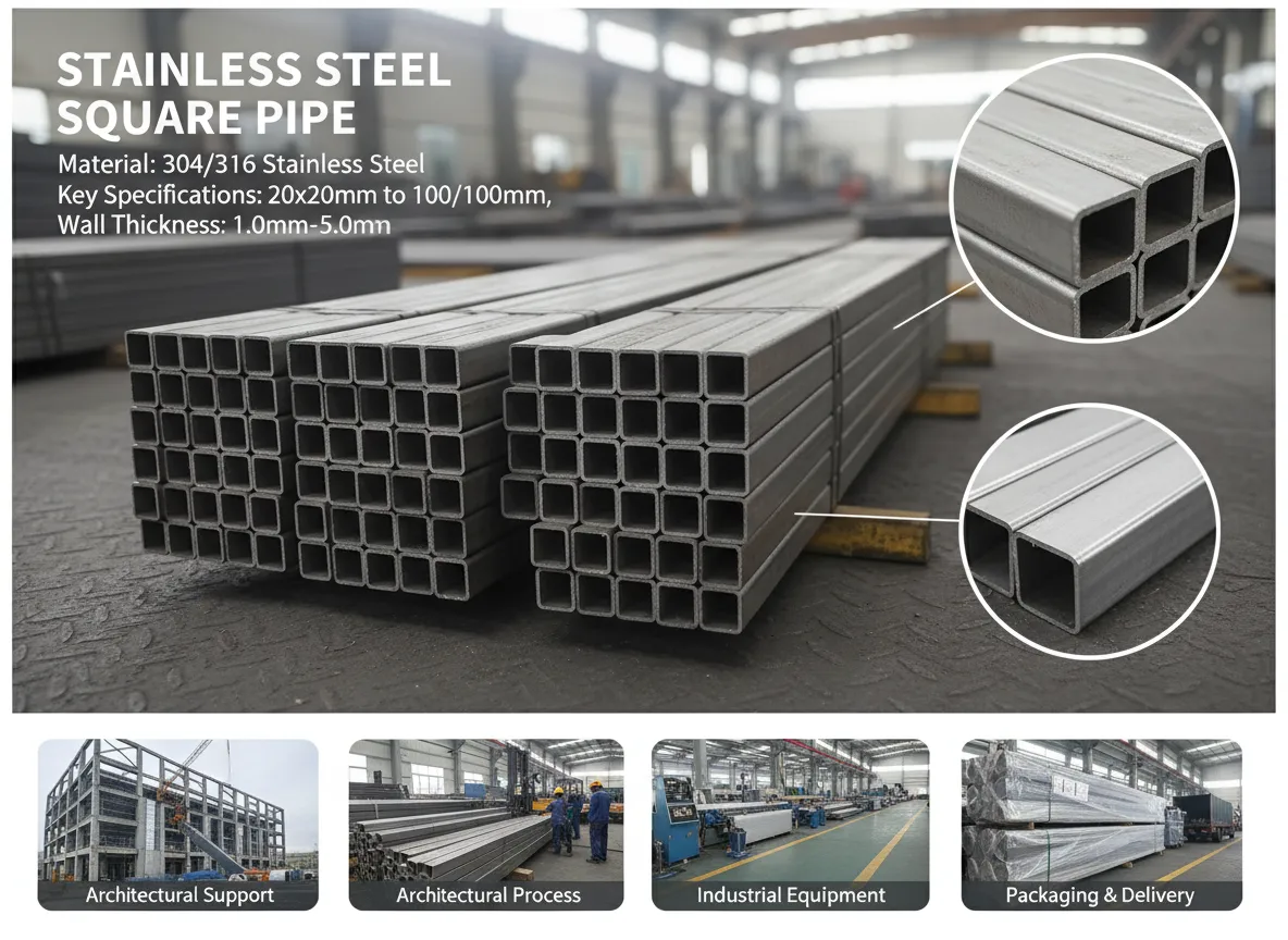 Stainless Steel Rectangular Tube supplier