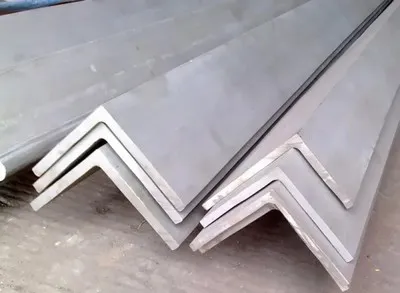 angled stainless steel